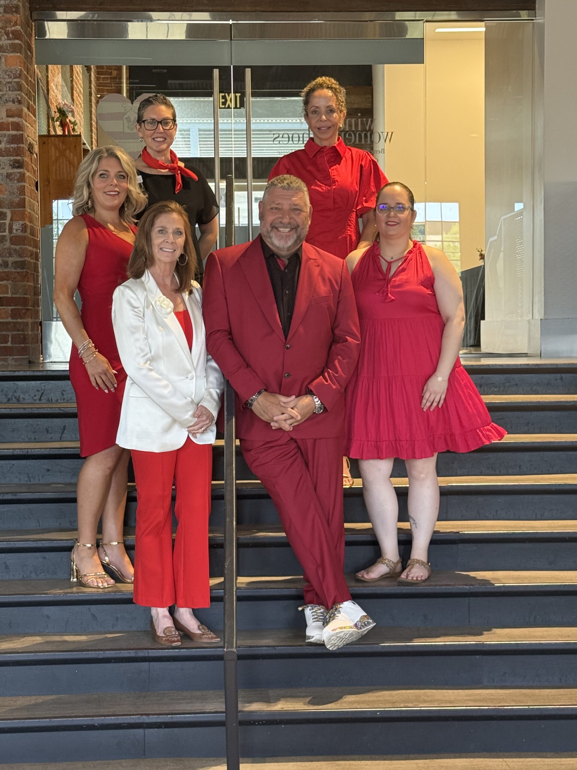 From left to right: Kim, Katie, Bill, Meghan, Brad